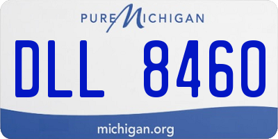 MI license plate DLL8460
