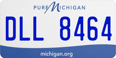 MI license plate DLL8464