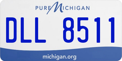 MI license plate DLL8511
