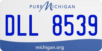 MI license plate DLL8539