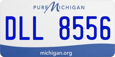 MI license plate DLL8556