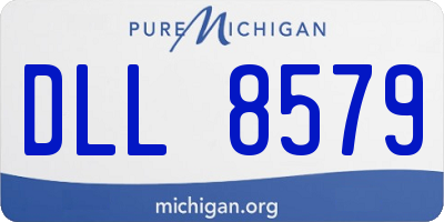 MI license plate DLL8579