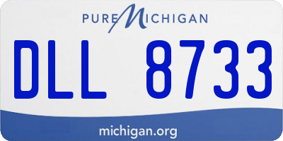 MI license plate DLL8733