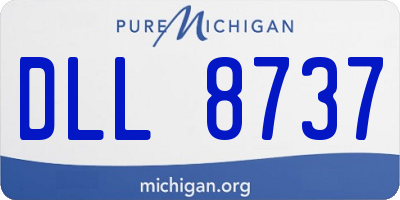 MI license plate DLL8737