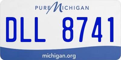 MI license plate DLL8741