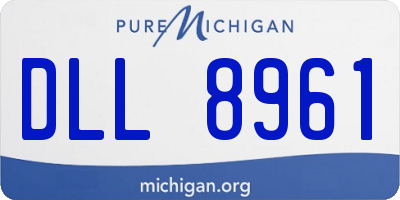 MI license plate DLL8961