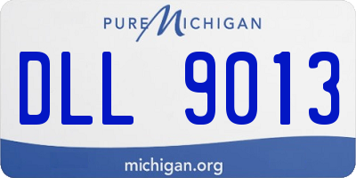 MI license plate DLL9013