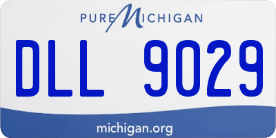 MI license plate DLL9029
