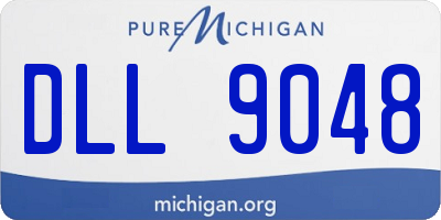 MI license plate DLL9048