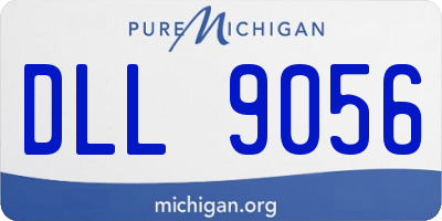 MI license plate DLL9056