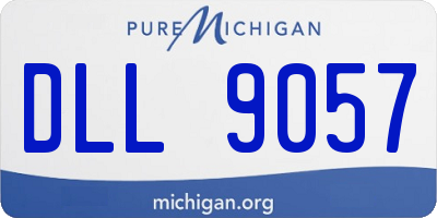 MI license plate DLL9057