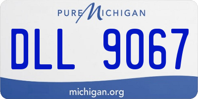 MI license plate DLL9067