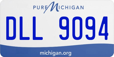 MI license plate DLL9094
