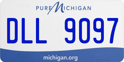 MI license plate DLL9097