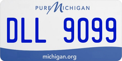 MI license plate DLL9099