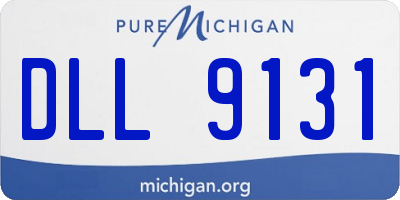 MI license plate DLL9131