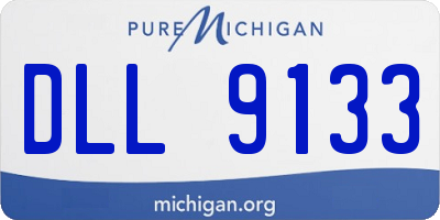 MI license plate DLL9133