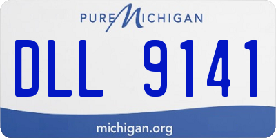MI license plate DLL9141