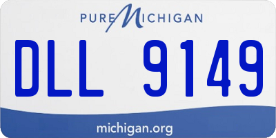 MI license plate DLL9149
