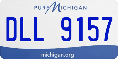MI license plate DLL9157