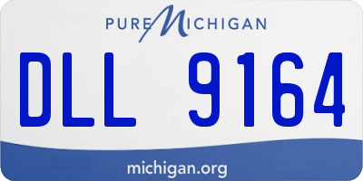 MI license plate DLL9164