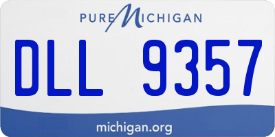 MI license plate DLL9357