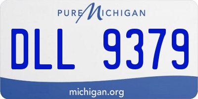 MI license plate DLL9379