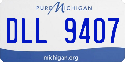 MI license plate DLL9407