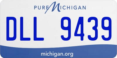 MI license plate DLL9439