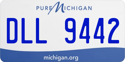 MI license plate DLL9442
