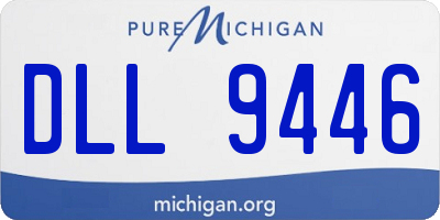 MI license plate DLL9446