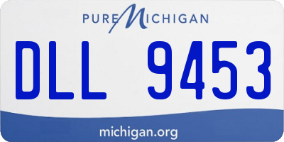 MI license plate DLL9453