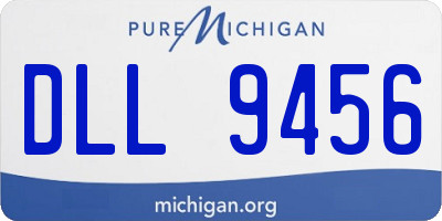 MI license plate DLL9456