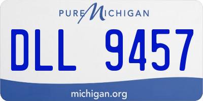 MI license plate DLL9457