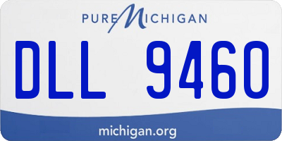 MI license plate DLL9460