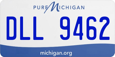 MI license plate DLL9462