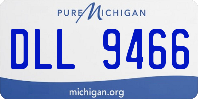 MI license plate DLL9466