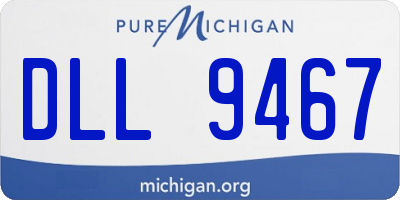 MI license plate DLL9467