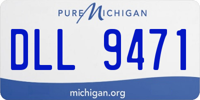 MI license plate DLL9471
