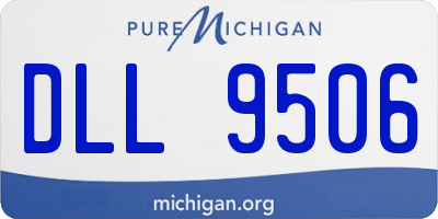MI license plate DLL9506