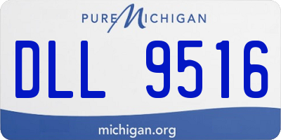 MI license plate DLL9516