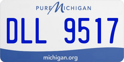 MI license plate DLL9517