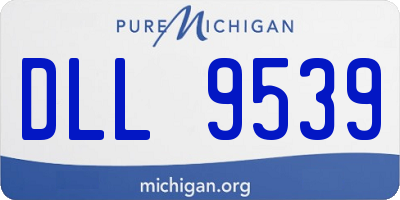 MI license plate DLL9539