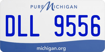 MI license plate DLL9556
