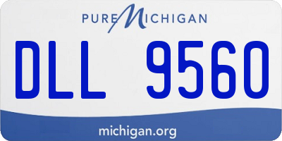 MI license plate DLL9560