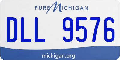 MI license plate DLL9576