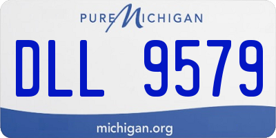 MI license plate DLL9579