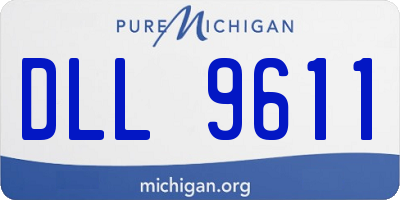 MI license plate DLL9611