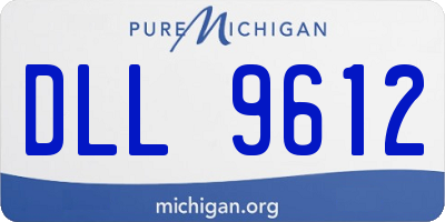 MI license plate DLL9612