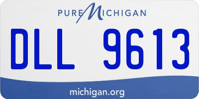 MI license plate DLL9613